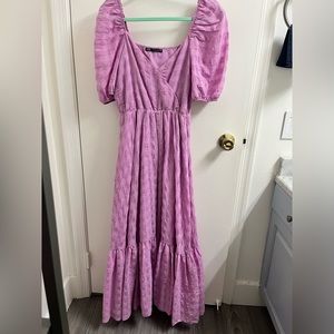 Zara pink maxi dress